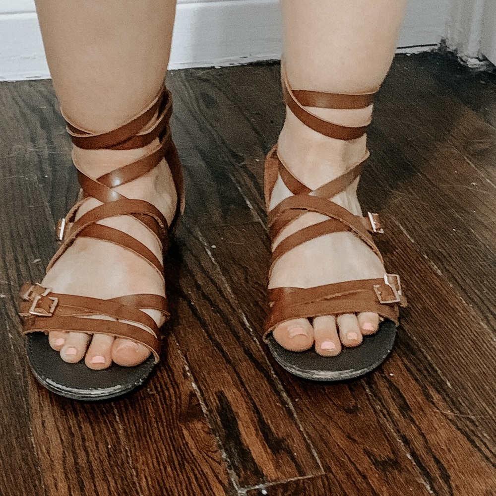Brown sandals